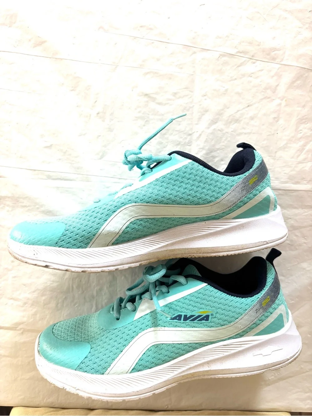 Avia Aqua & Navy Life Collection Trainer Running Sneakers SZ 7.5 Worn 1X Clean